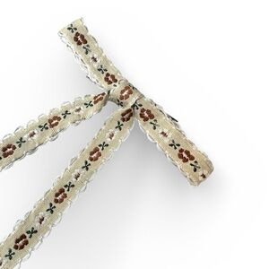 Floral Hair Bow Alligator Clip New